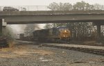 CSX 5312 and a smoking 4705